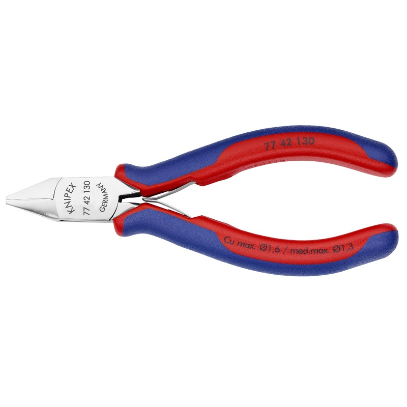 Knipex 77 42 130 KN | Electronics Diagonal Cutters, Multi-Component