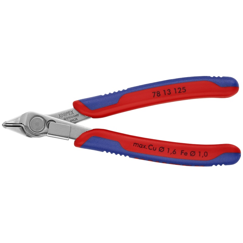 Knipex 78 13 125 KN | Electronics Super-Knips, INOX Steel, Multi-Component