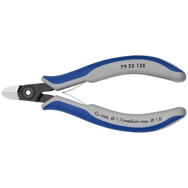 Knipex 79 22 125 KN | Precision Electronics Diagonal Cutters, Multi-Component