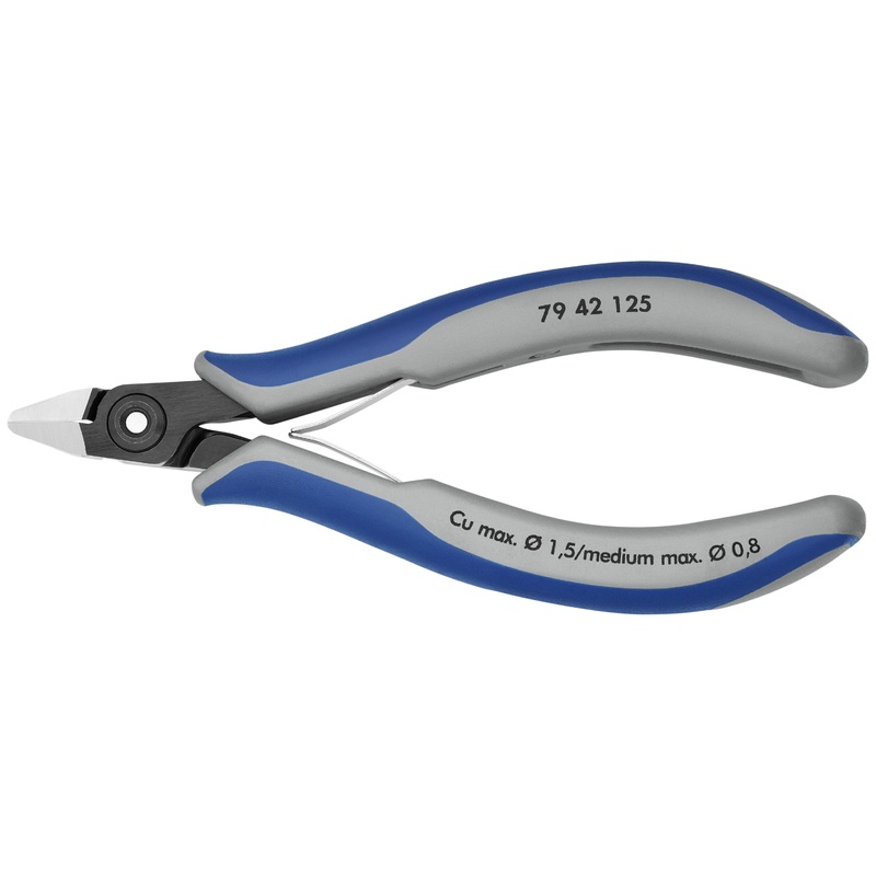 Knipex 79 42 125 KN | Precision Electronics Diagonal Cutters, Multi-Component