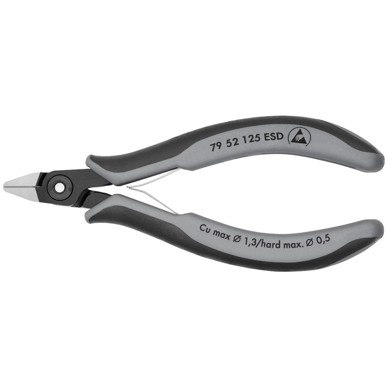 Knipex 79 52 125 ESD KN | Precision Electronics Diagonal Cutters, ESD