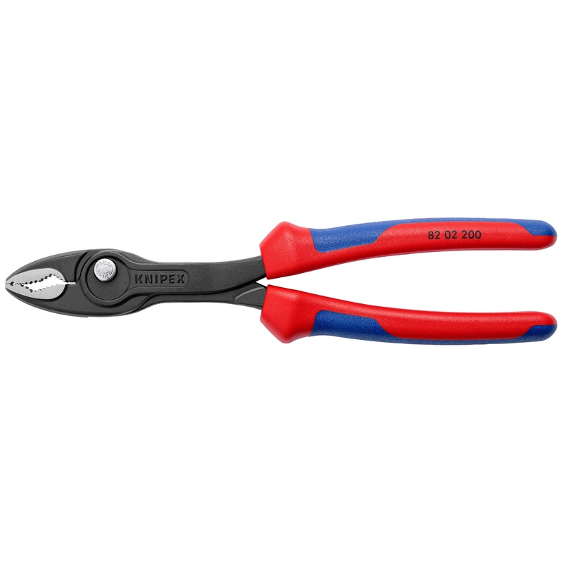 Knipex 82 02 200 KN | TwinGrip Slip Joint Pliers, Multi-Component