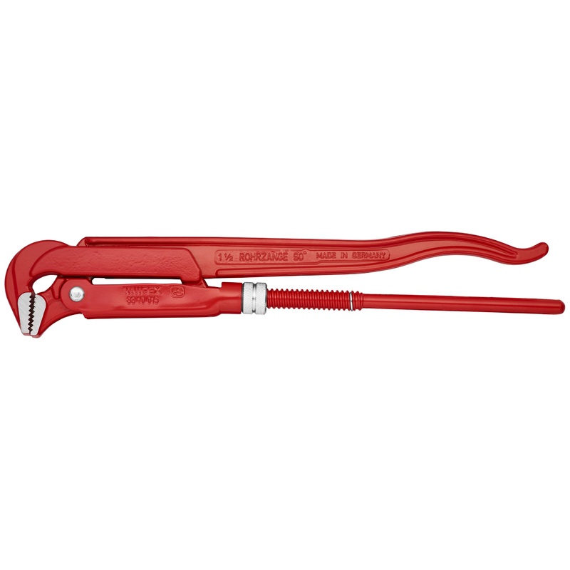 Knipex 83 10 015 KN | Swedish Pattern Pipe Wrench, 90 degree Angled