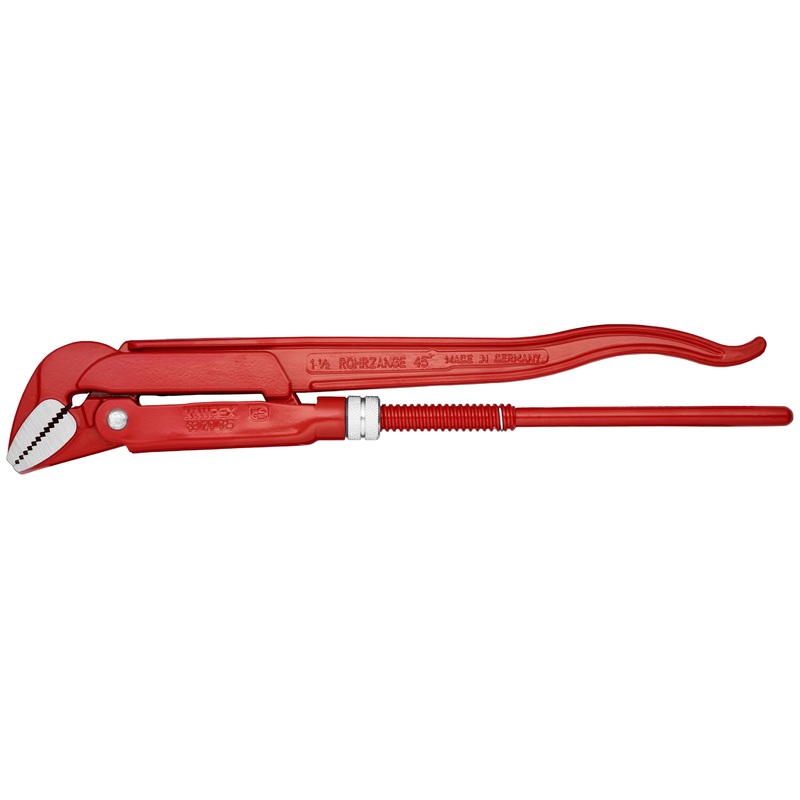Knipex 83 20 015 KN | Swedish Pattern Pipe Wrench, 45 degree Angled