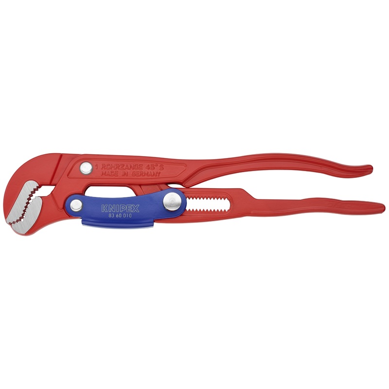 Knipex 83 60 010 KN | Swedish Pattern Pipe Wrench, S-Shape Fast Adjust