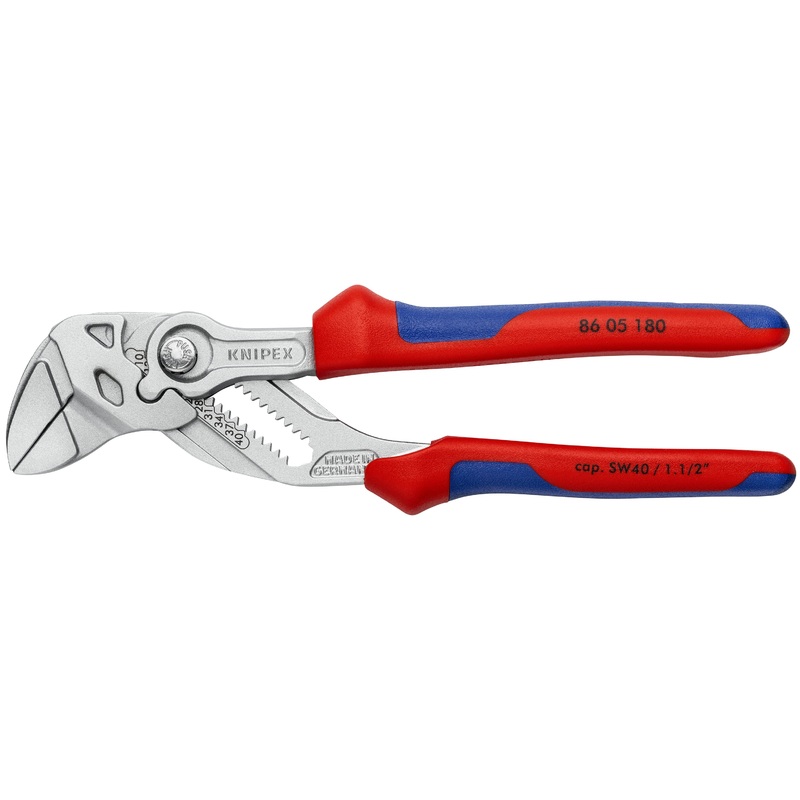 Knipex 86 05 180 KN | Pliers Wrench, Chrome, Multi-Component