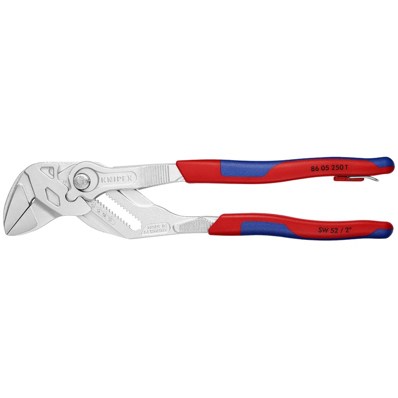 Knipex 86 05 250 T BKA KN | Pliers Wrench, Multi-Component, Tethered Attachment