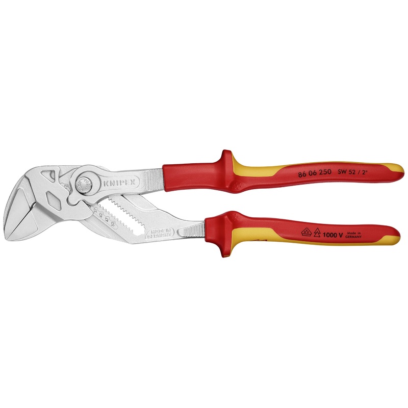 Knipex 86 06 250 US KN | Pliers Wrench, Chrome, 1000V Insulated