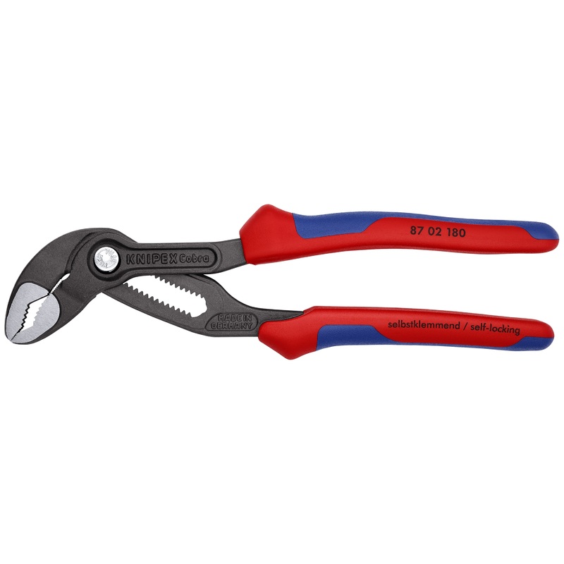 Knipex 87 02 180 SBA KN | Cobra Water Pump Pliers, Multi-Component