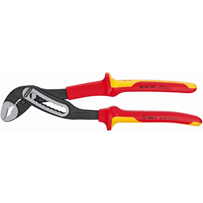 Knipex 88 08 250 US KN | Alligator Water Pump Pliers, 1000V Insulated