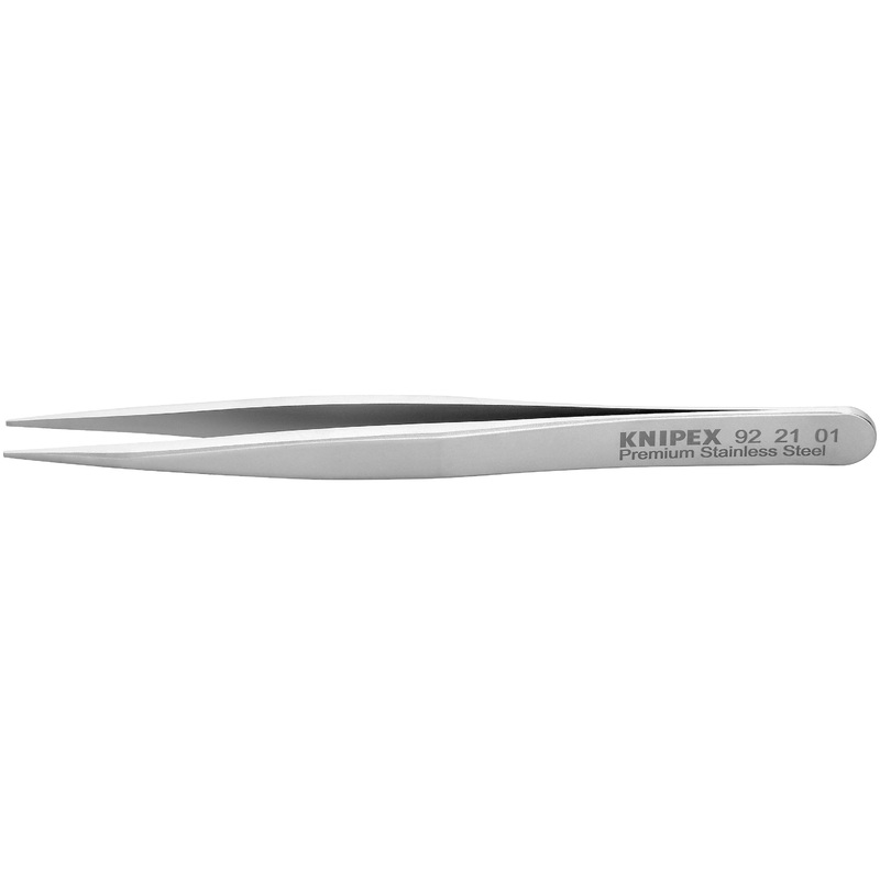 Knipex 92 21 01 KN | Premium Stainless Steel Gripping Tweezers, Pointed Tips