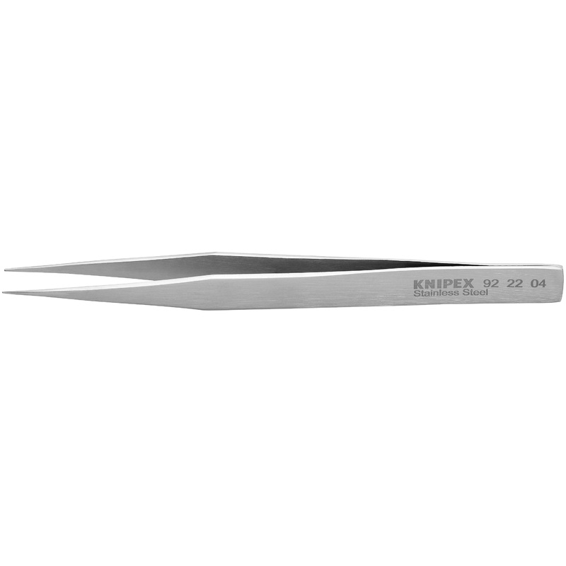 Knipex 92 22 04 KN | Stainless Steel Gripping Tweezers, Pointed Tips