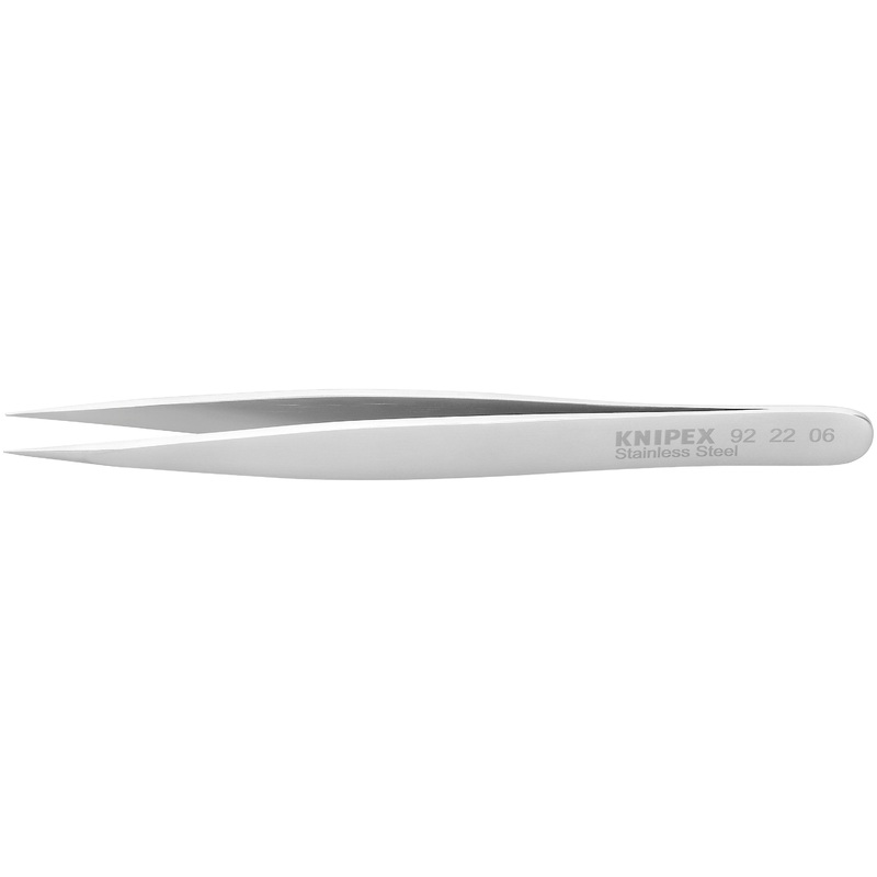 Knipex 92 22 06 KN | Stainless Steel Gripping Tweezers, Needle-Point Tips