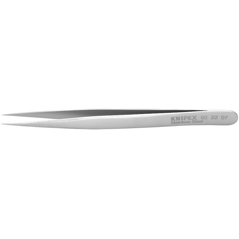 Knipex 92 22 07 KN | Stainless Steel Gripping Tweezers, Needle-Point Tips