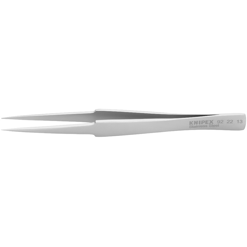 Knipex 92 22 13 KN | Stainless Steel Gripping Tweezers, Pointed Tips