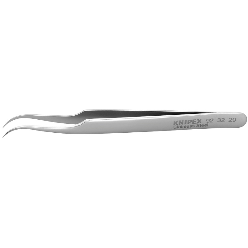 Knipex 92 32 29 KN | Stainless Steel Gripping Tweezers, Needle-Point Tips