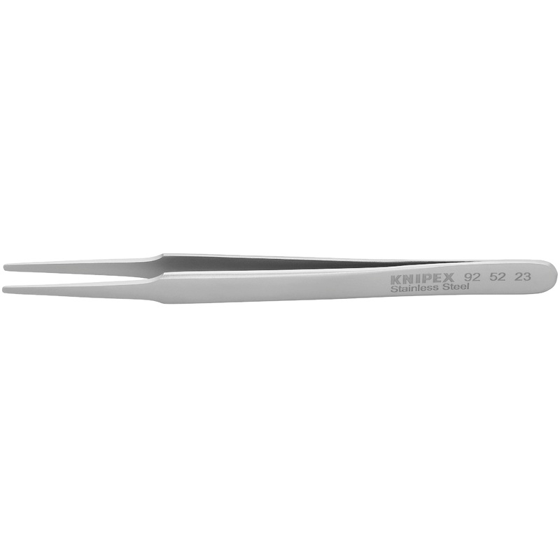 Knipex 92 52 23 KN | Stainless Steel Gripping Tweezers, Blunt Tips