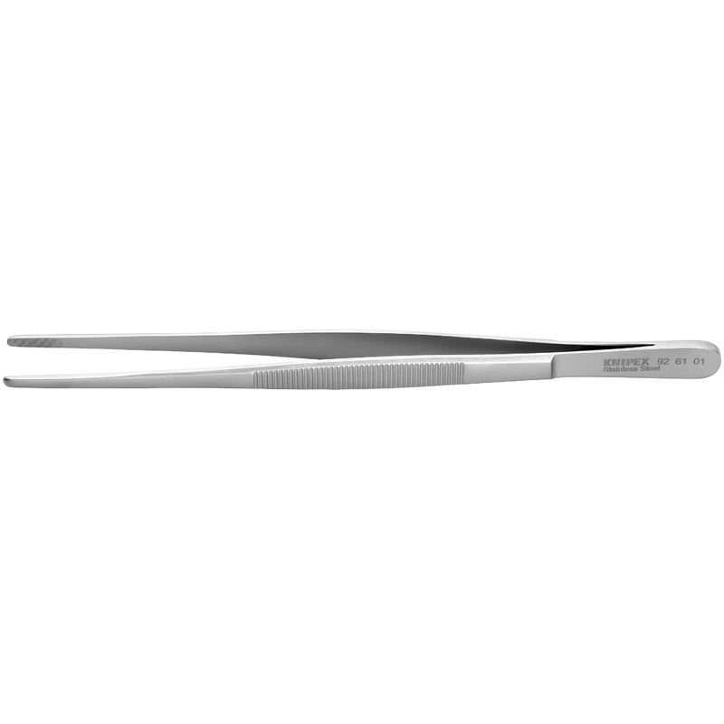 Knipex 92 61 01 KN | Stainless Steel Gripping Tweezers, Blunt Tips