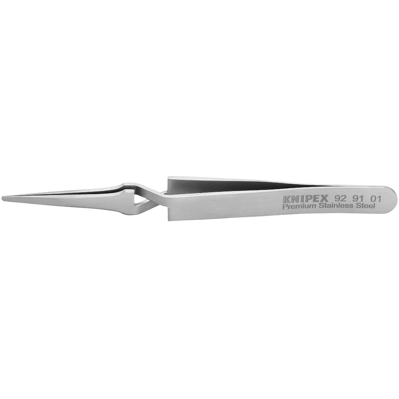 Knipex 92 91 01 KN | Premium Stainless Steel Gripping Tweezers, Replaceable Tips