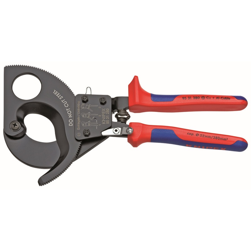Knipex 95 31 280 SBA KN | Cable Cutters, Ratcheting Type, Multi-Component