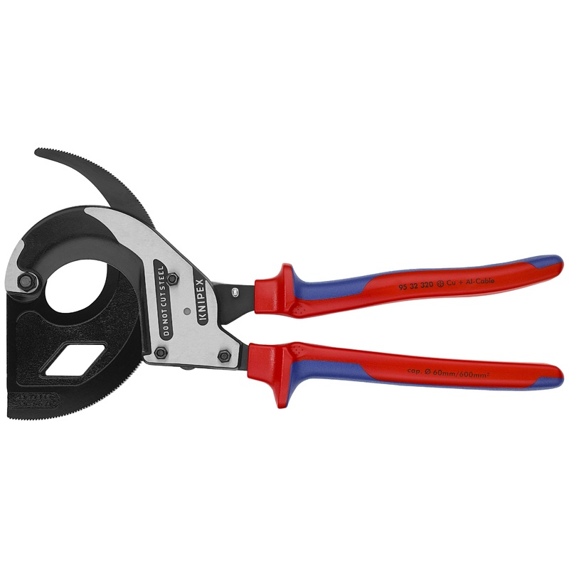 Knipex 95 32 320 KN | Cable Cutters, Ratcheting Type, 1200MCM Capacity, Multi-Component