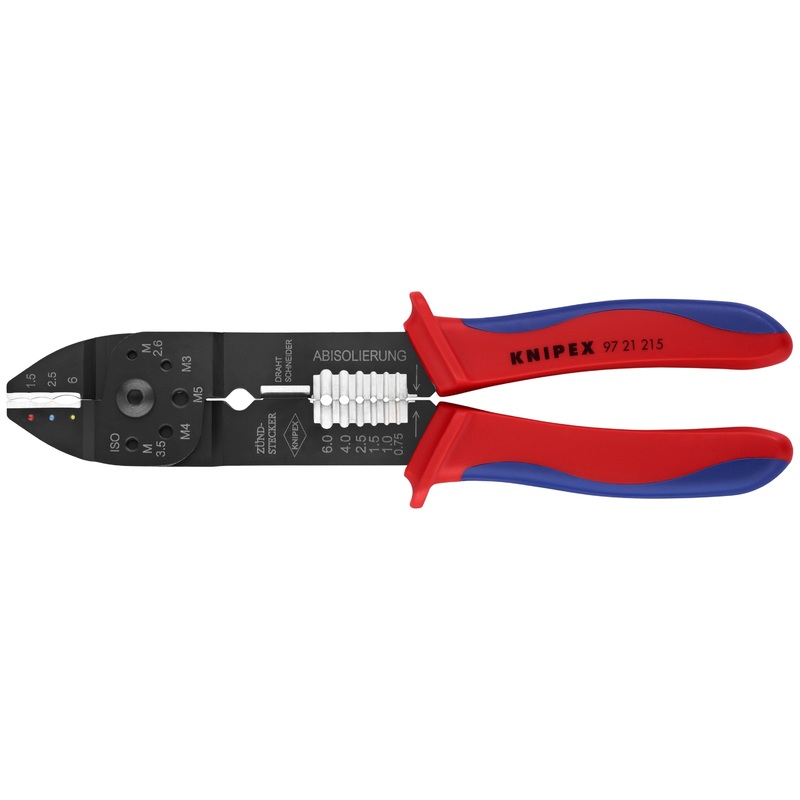 Knipex 97 21 215 SB KN | 9 1/4 Crimping Pliers