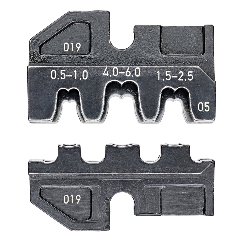 Knipex 97 49 05 KN | Crimping Die For Non-Insulated Open Plug-Type Connectors (Plug Width 4.8 & 6.3 mm)