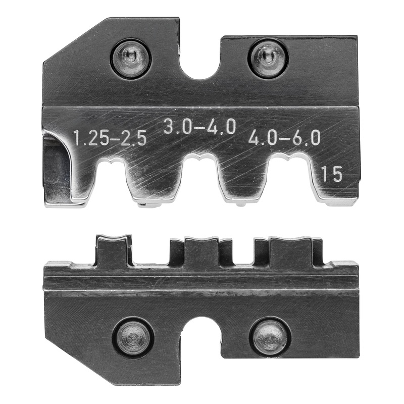 Knipex 97 49 15 KN | Crimping Die For Lug Connectors & Non-Insulated Open Plug-Type Connectors (Plug Width 6.3 mm)
