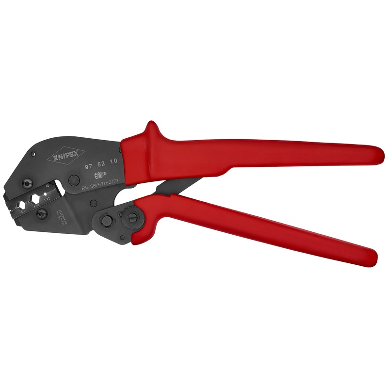 Knipex 97 52 10 KN | 10 Crimping Pliers For COAX, BNC and TNC Connectors
