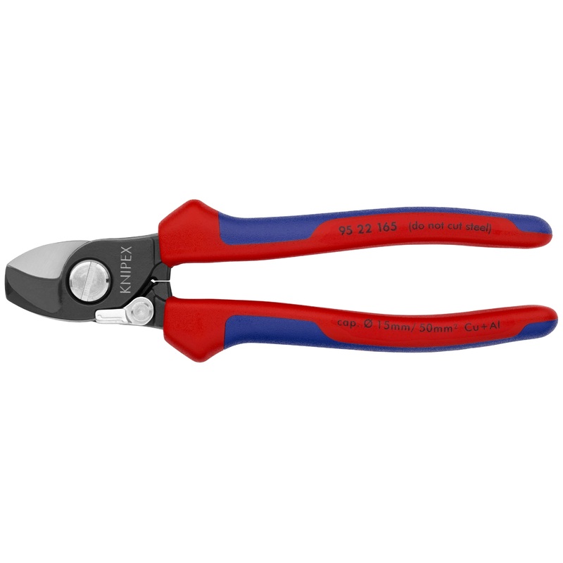 Knipex Cable Shear, 6-1/2 in, Height 1 in – KN 95 22 165