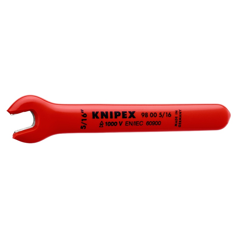 Knipex 98 00 5/16 KN | Open End Wrench, 5/16, 1000V Insulated
