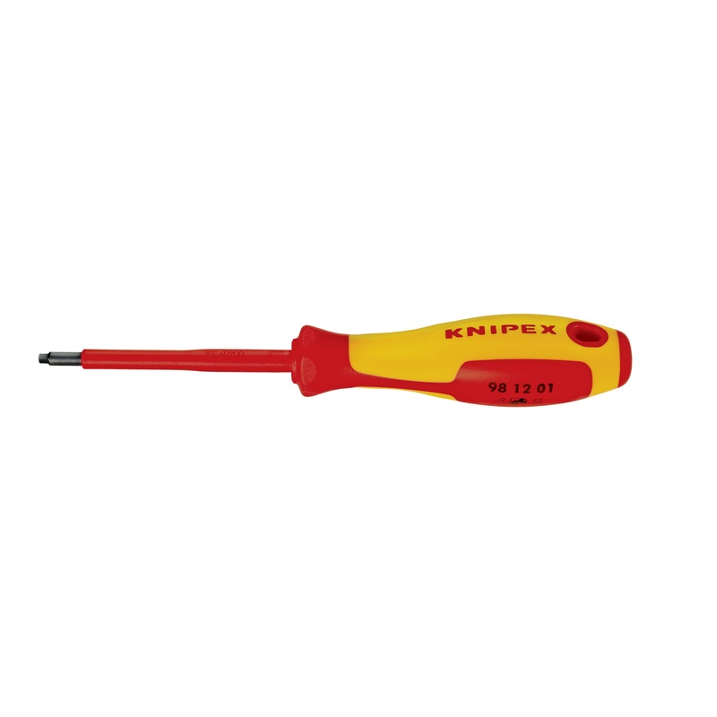 Knipex 98 12 01 KN | R1 square drive screwdriver, 3 1/8 Shaft