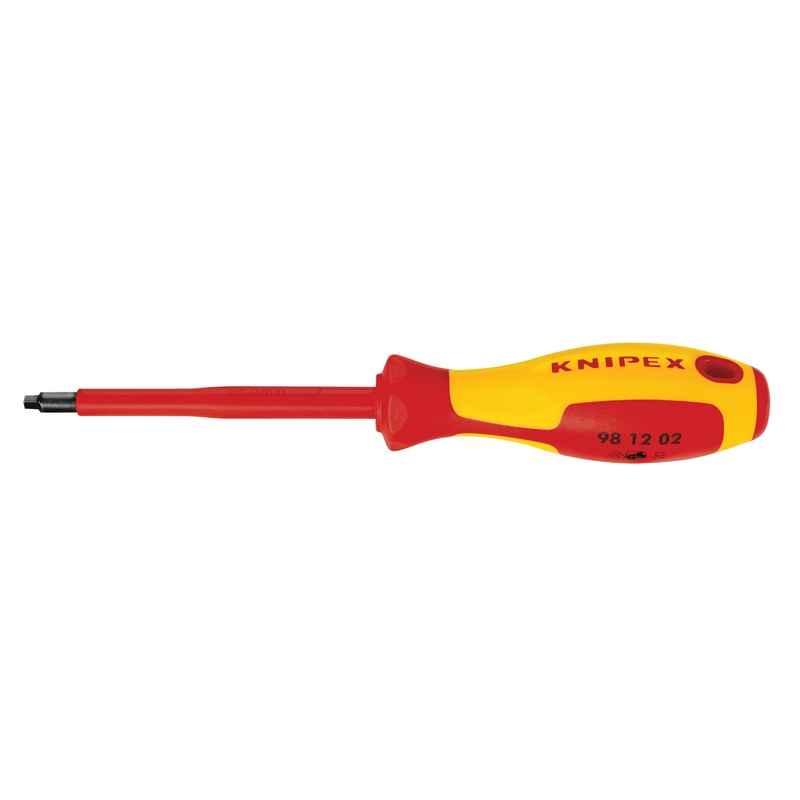 Knipex 98 12 02 KN | R2 square drive screwdriver, 4 Shaft