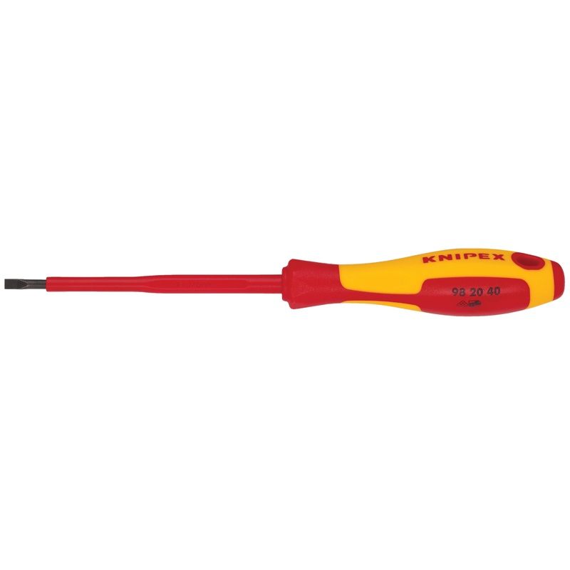 Knipex 98 20 40 KN | 5/32 slotted screwdriver, 4 Shaft