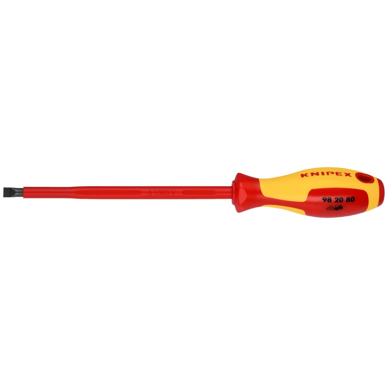 Knipex 98 20 80 KN | 5/16 slotted screwdriver, 7 Shaft