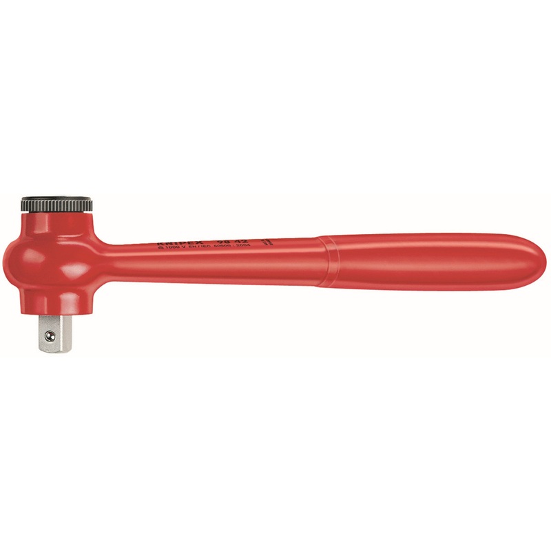 Knipex 98 42 KN | Reversible Ratchet, 1/2 Drive, 1000V Insulated