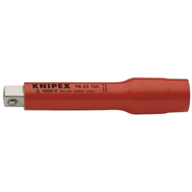 Knipex 98 45 125 KN | Extension Bar, 1/2 Drive, 1000V Insulated