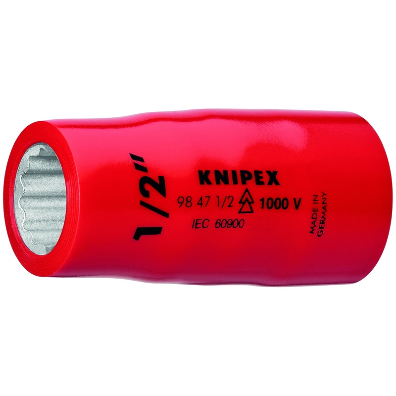 Knipex 98 47 9/16 KN | Hex Socket, 1/2 Drive, 9/16, 1000V Insulated