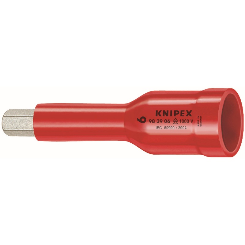 Knipex 98 49 08 KN | Hex Socket, 1/2 Drive, 1000V Insulated