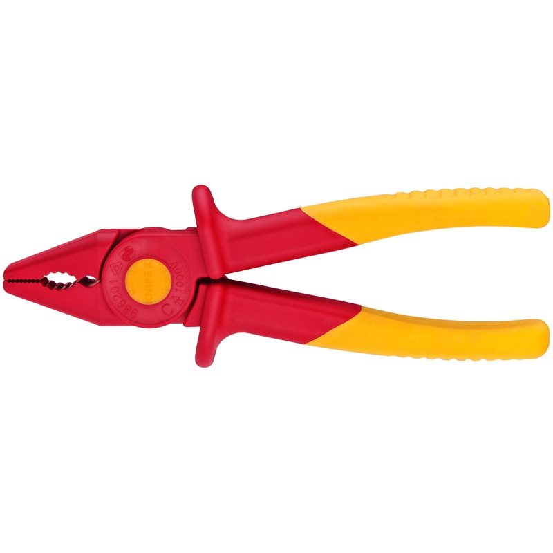 Knipex 98 62 01 KN | Flat Nose Pliers, Plastic, 1000V Insulated
