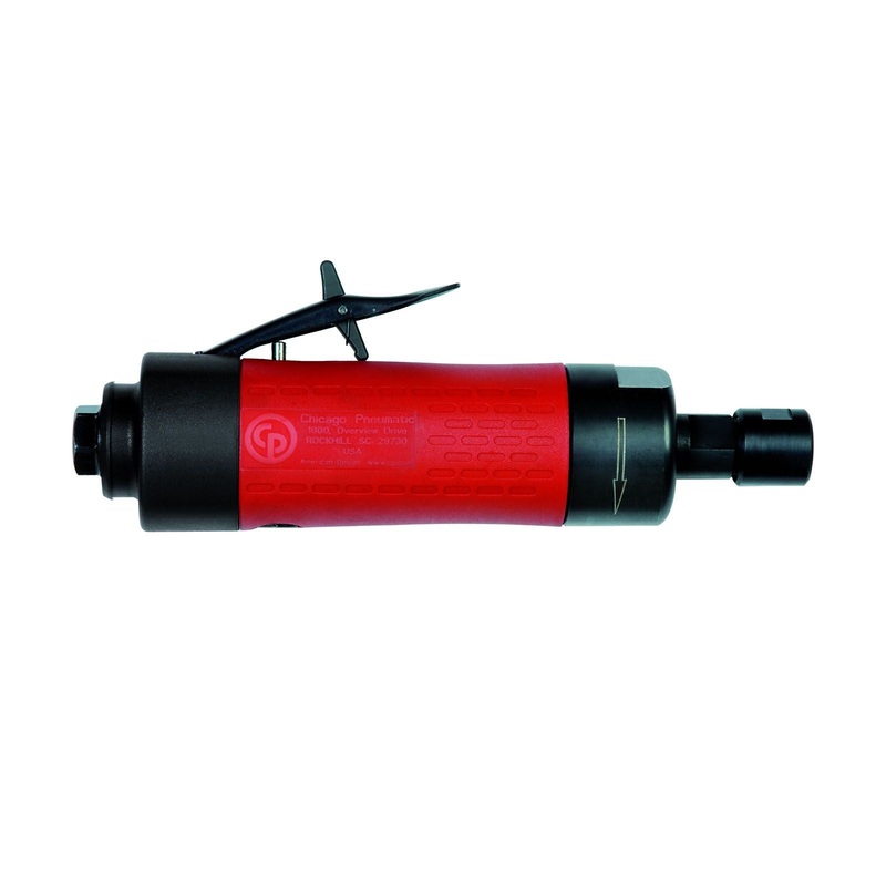 Chicago Pneumatic CP3000-520R – 1/4 Inch (6 mm) Air Straight Die Grinder, Rear Exhaust, 0.67 HP / 500 W – 20000 RPM 6151600290