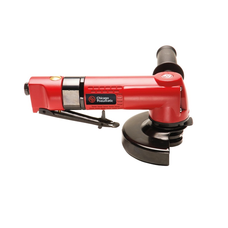 Chicago Pneumatic CP9122CR – 4.5 Inch (115 mm) Air Angle Grinder, 0.8 HP / 600 W – 12000 RPM 6151952122