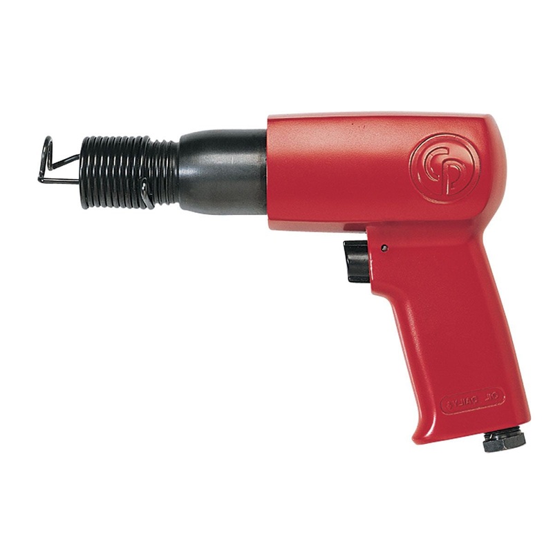 Chicago Pneumatic CP7111H – 0.401 Inch (10.2mm) Air Hammer, Hex Shank, Stroke 2.64 in / 67 mm, Bore Diameter 0.75 in / 19 mm – 3000 Blow Per Minute 8941071111