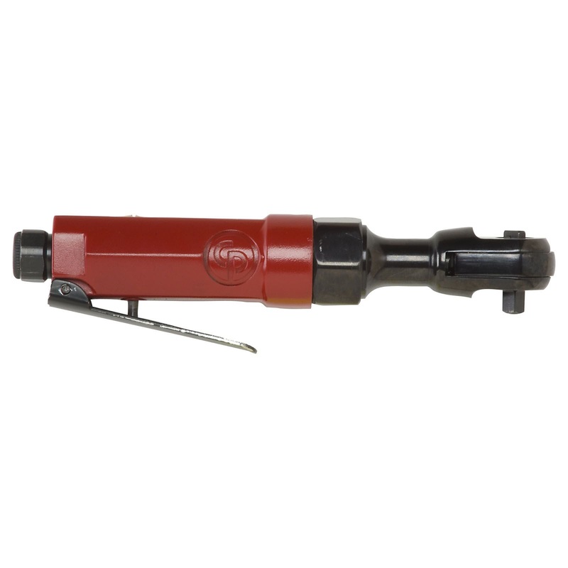 Chicago Pneumatic CP824 – 1/4 Inch Air Ratchet Wrench, Aluminum Housing, Torque (Min / Max) 3.7 – 12.5 ft. lbf / 5 – 17 Nm – 220 RPM T025390