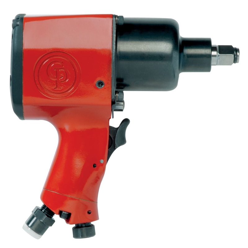 Chicago Pneumatic CP9541 – 1/2 Inch Air Impact Wrench, Pistol Handle, Max Torque Reverse Output 450 ft. lbf / 610 Nm, 8900 RPM, Pin Clutch 6151909541