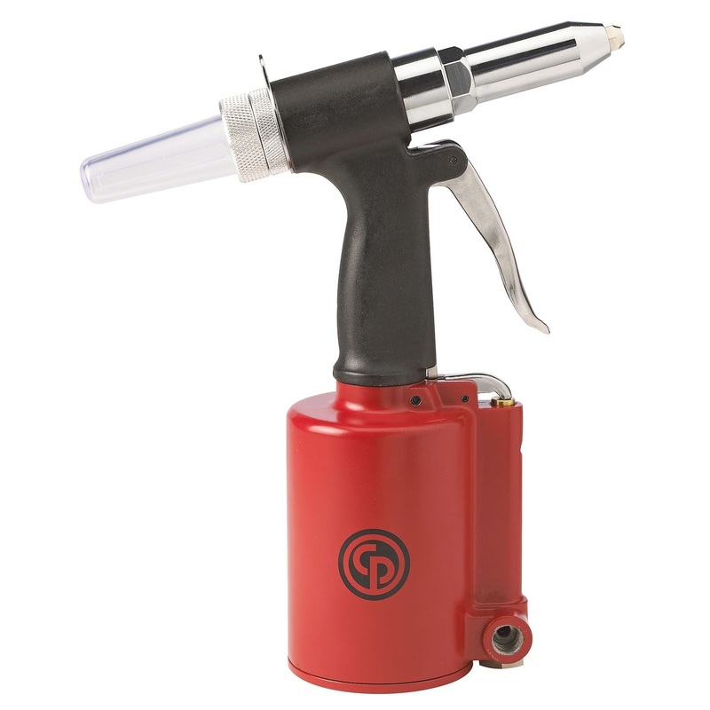 Chicago Pneumatic CP9882 – Air Riveter, Blind Rivet Type, Max Rivet Size 3/16 Inch / 4.8 mm, Pulling Force 2200 lb / 1000 kg 8941098820