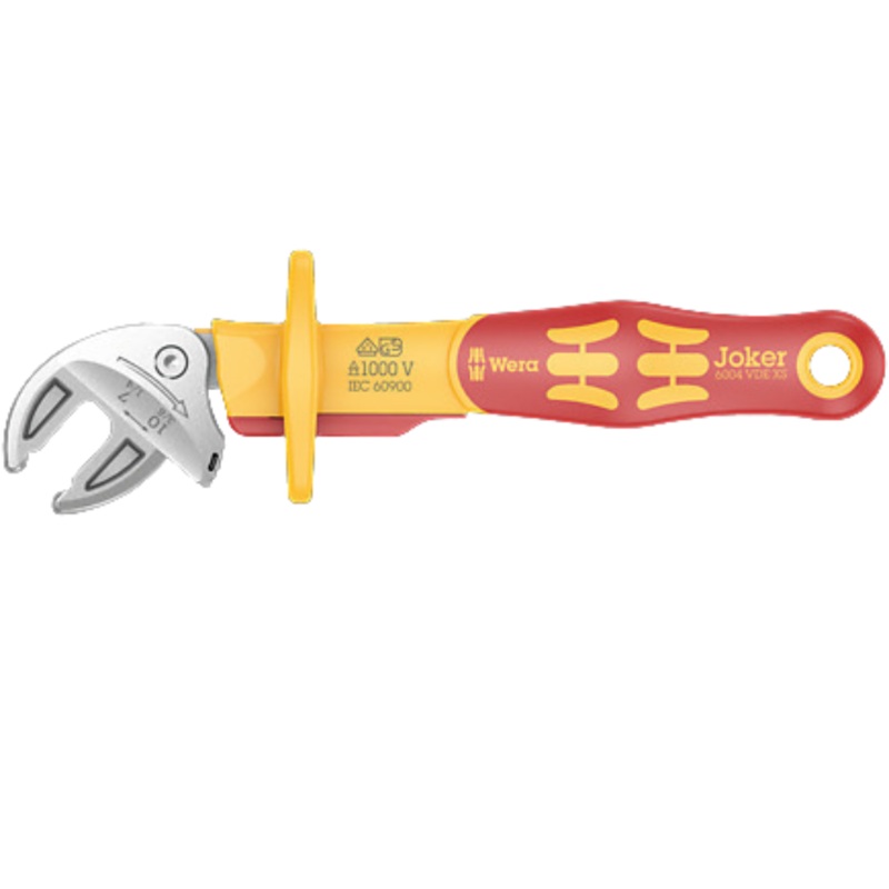 WERA 6004 Joker VDE XS VDE-insulated, self-setting 7-10mm wrench 05020150001