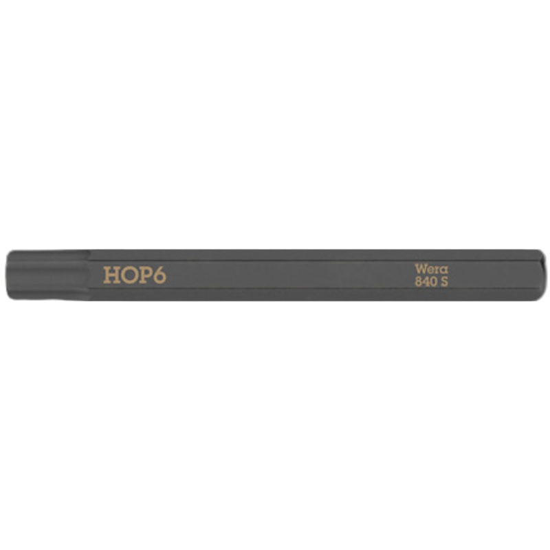 WERA 840 S Hex-Plus 5.0 mm bit for impact screwdrivers 05018152001