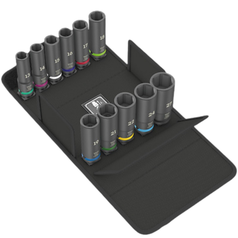 WERA 8790 C Impaktor Deep Set 1, 11 pieces 05004841001
