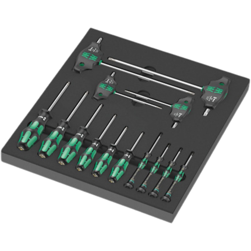 WERA 9712 Foam insert TORX HF screwdriver set 1, 14 pieces 05150103001